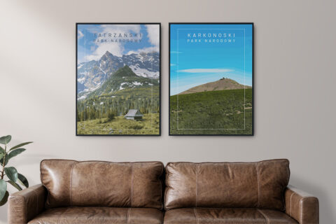 plakat karkonoski i tatrzański park narodowy