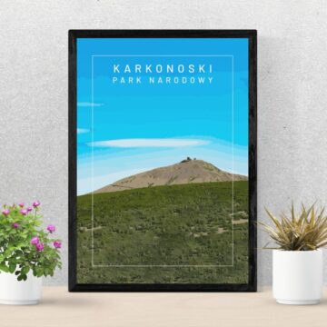 plakat śnieżka karkonoski park narodowy