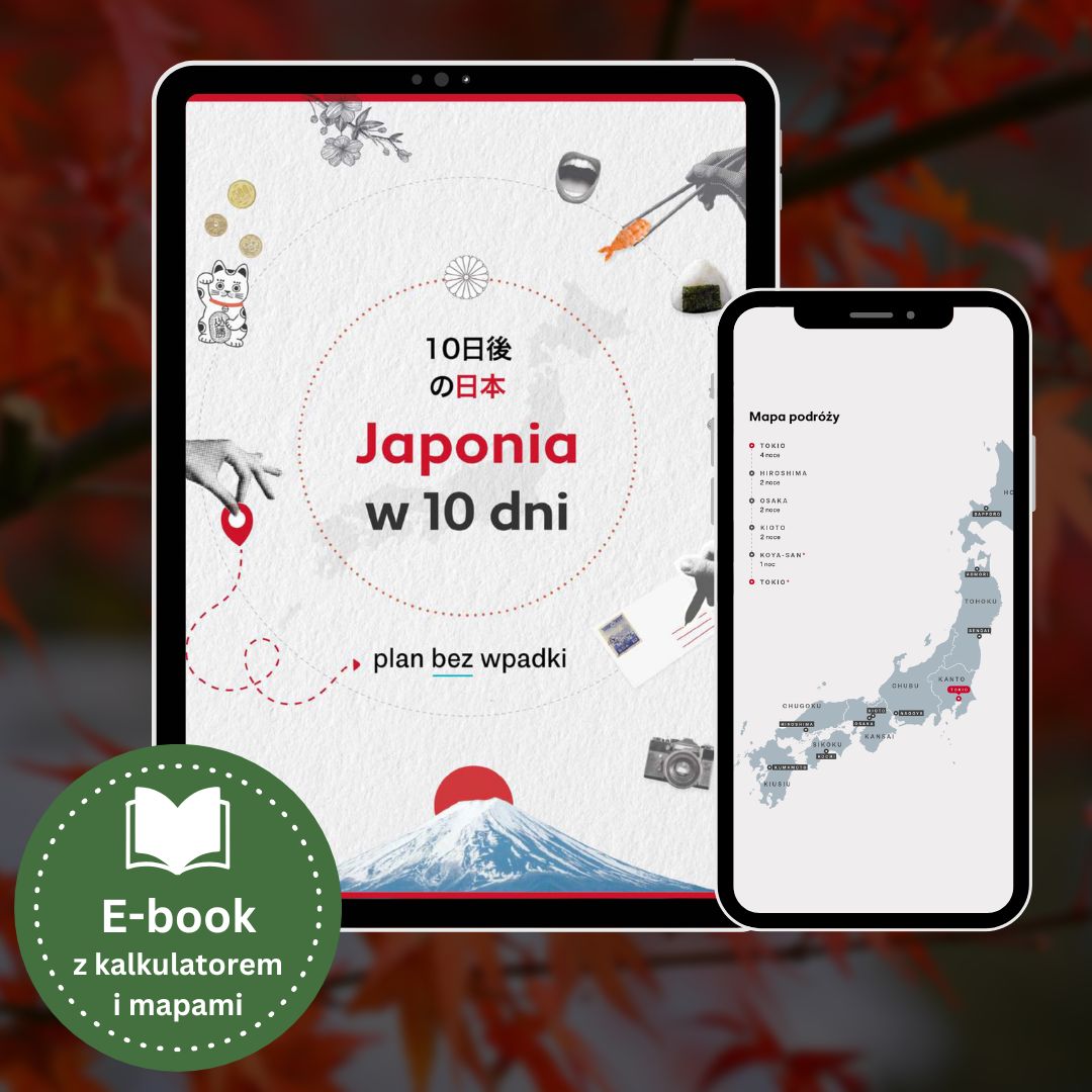 Japonia - plan podróży 10 dni, wycieczki na własną rękę e-book (1)